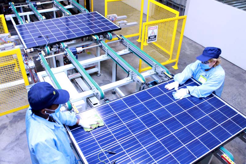 Quá trình sản xuất pin mặt trời