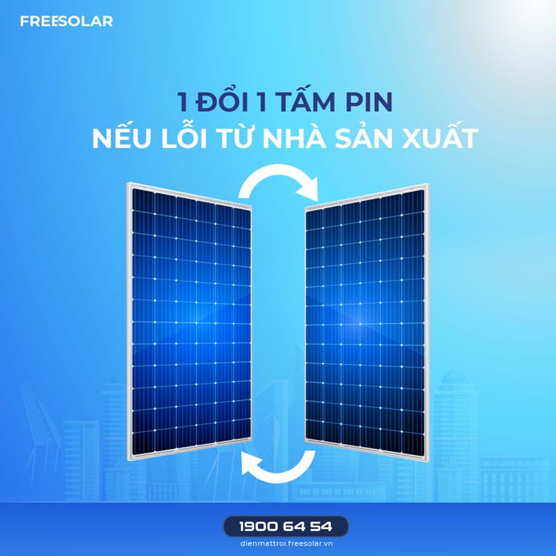 Chính sách bảo hành vượt trội Freesolar