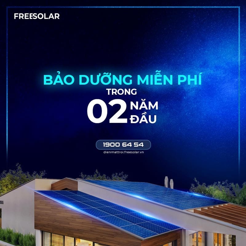 điện năng lượng mặt trời hòa lưới 5kw Freesolar