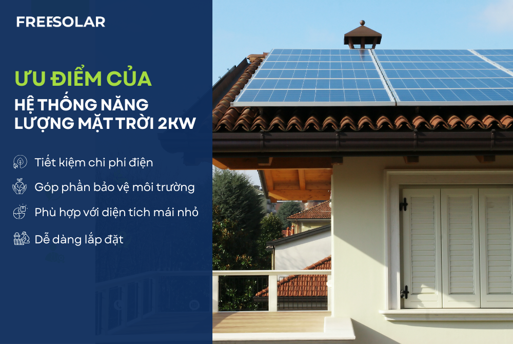 Năng lượng mặt trời 2kw