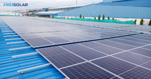 Hệ thống điện năng lượng mặt trời tại Công ty TNHH Thương mại – Sản xuất Nệm Kim Cương